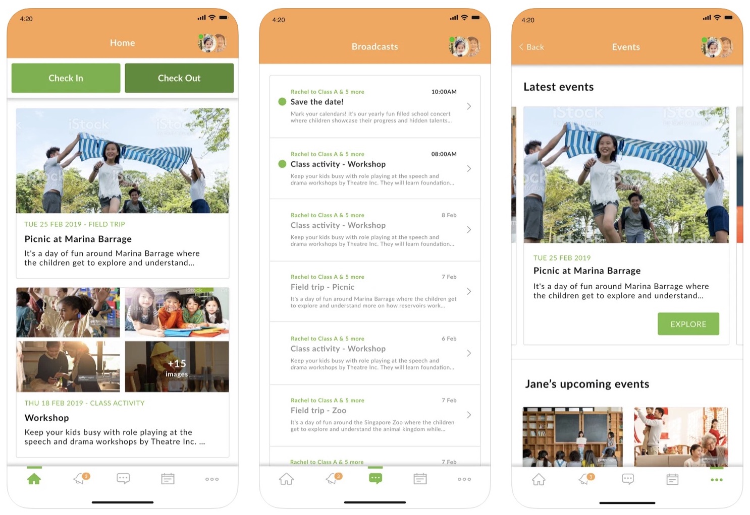 SkoolNet Parent App